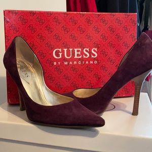 Carie suede purple pump